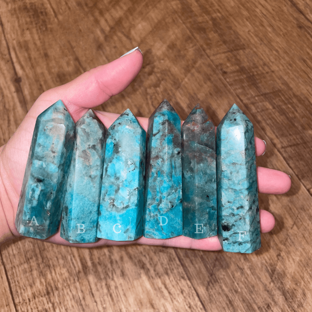 Amazonite Smoky Quartz Towers